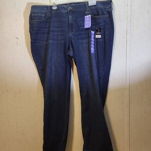 Plus Size Women's St. John's Bay Blue Jeans Size 24 New with Tags